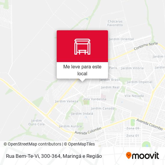 Rua Bem-Te-Vi, 300-364 mapa