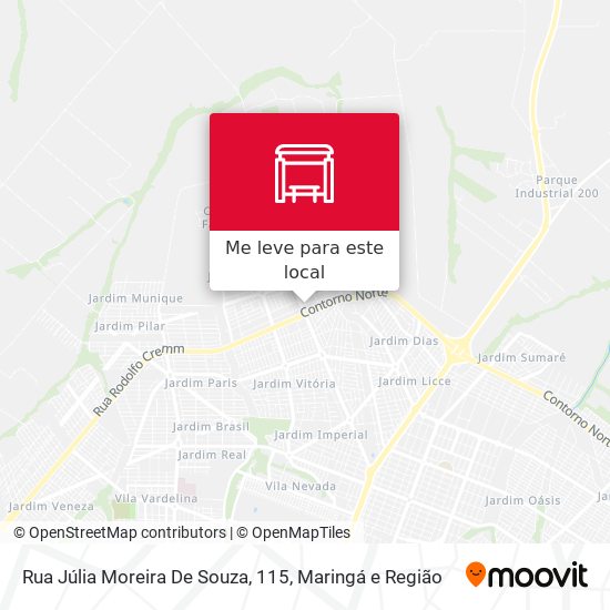Rua Júlia Moreira De Souza, 115 mapa