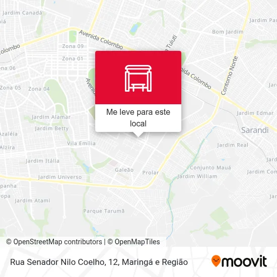 Rua Senador Nilo Coelho, 12 mapa