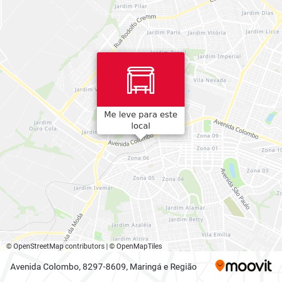 Avenida Colombo, 8297-8609 mapa