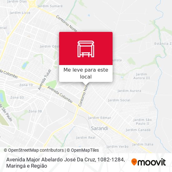 Avenida Major Abelardo José Da Cruz, 1082-1284 mapa