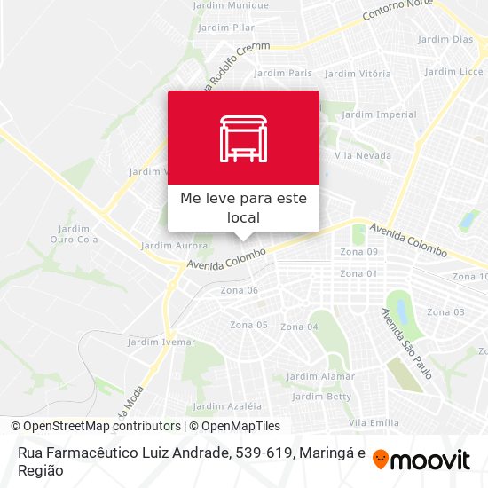 Rua Farmacêutico Luiz Andrade, 539-619 mapa