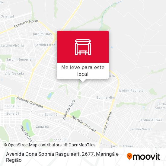 Avenida Dona Sophia Rasgulaeff, 2677 mapa