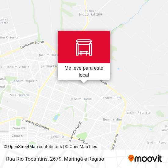 Rua Rio Tocantins, 2679 mapa
