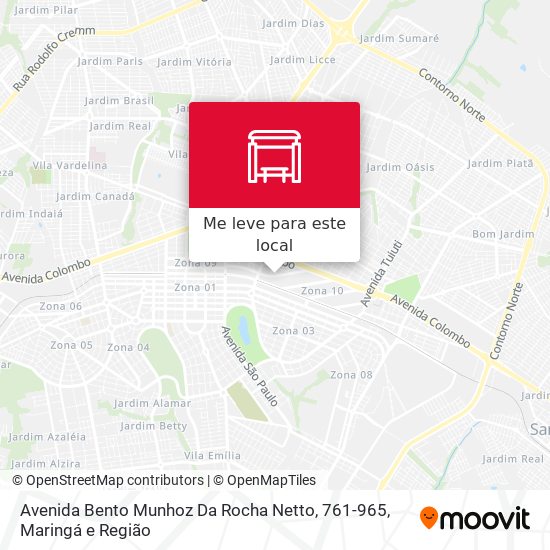 Avenida Bento Munhoz Da Rocha Netto, 761-965 mapa