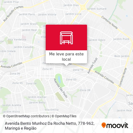 Avenida Bento Munhoz Da Rocha Netto, 778-962 mapa