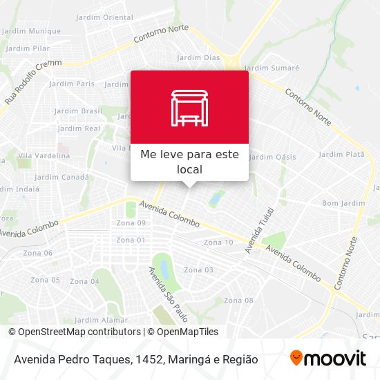 Avenida Pedro Taques, 1452 mapa
