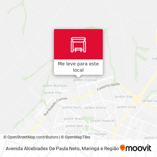 Avenida Alcebíades De Paula Neto mapa