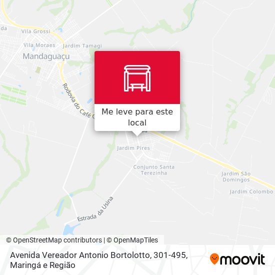 Avenida Vereador Antonio Bortolotto, 301-495 mapa