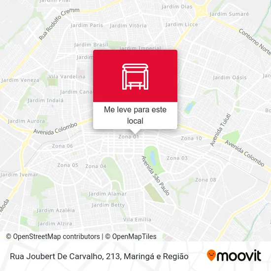 Rua Joubert De Carvalho, 213 mapa