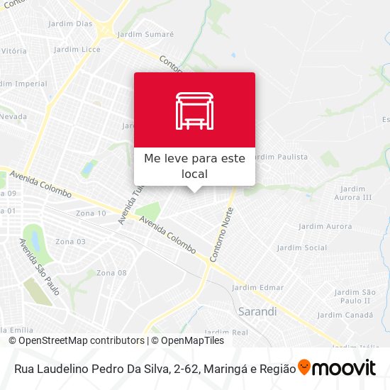 Rua Laudelino Pedro Da Silva, 2-62 mapa