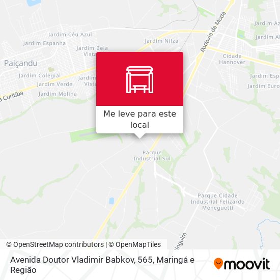 Avenida Doutor Vladimir Babkov, 565 mapa