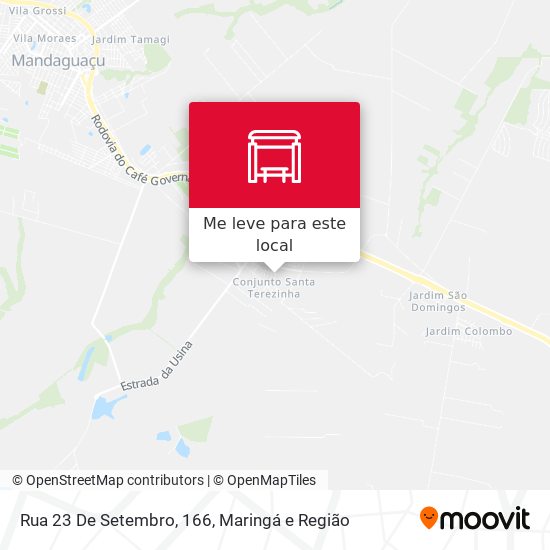 Rua 23 De Setembro, 166 mapa