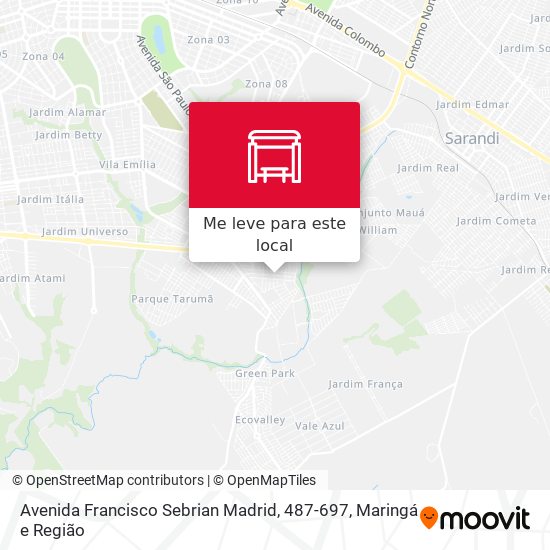 Avenida Francisco Sebrian Madrid, 487-697 mapa