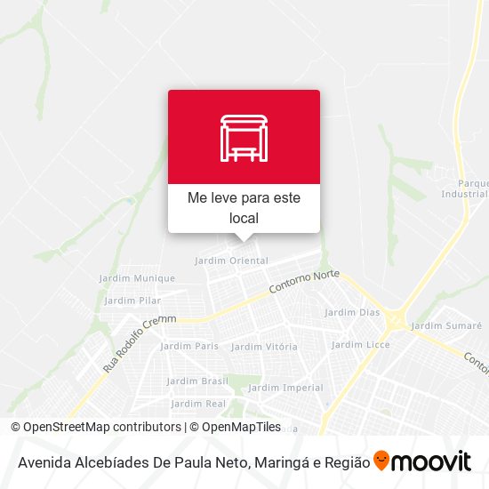 Avenida Alcebíades De Paula Neto mapa