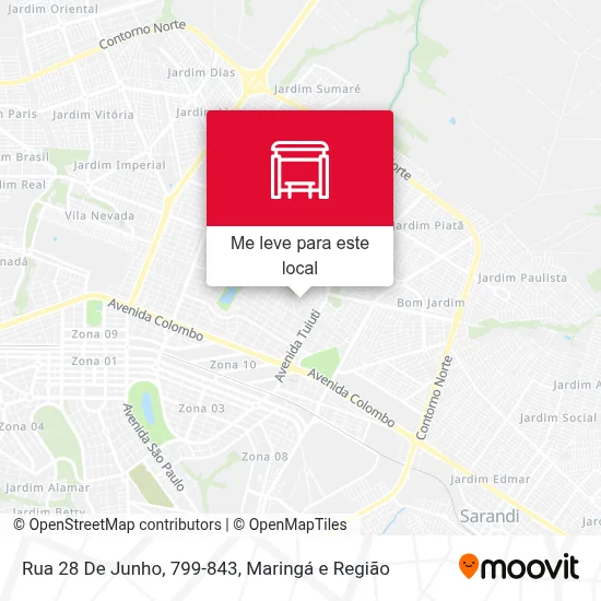 Rua 28 De Junho, 799-843 mapa