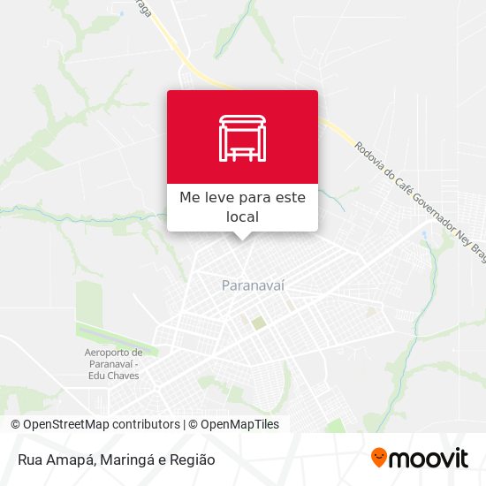 Rua Amapá mapa