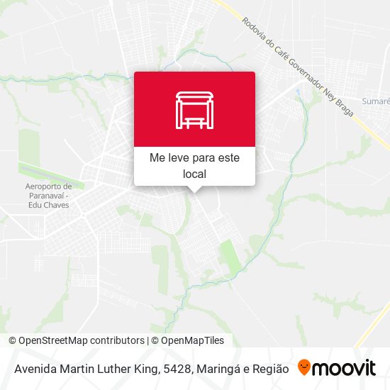 Avenida Martin Luther King, 5428 mapa