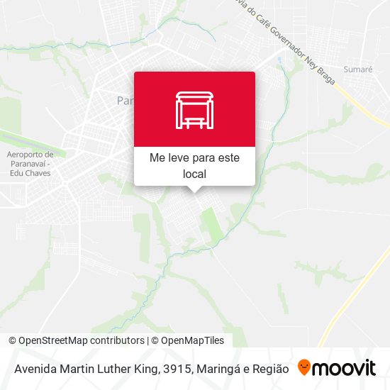 Avenida Martin Luther King, 3915 mapa