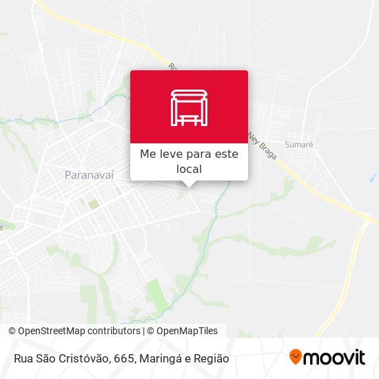 Rua São Cristóvão, 665 mapa