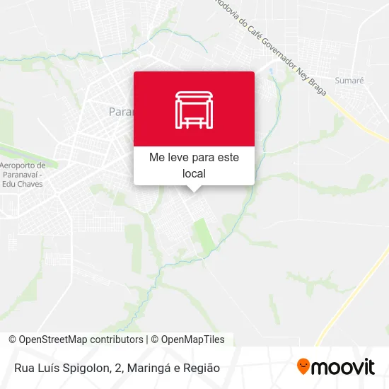 Rua Luís Spigolon, 2 mapa