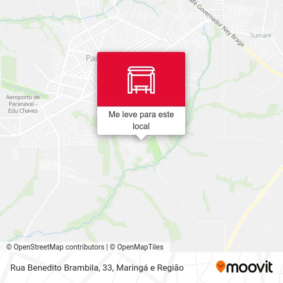Rua Benedito Brambila, 33 mapa