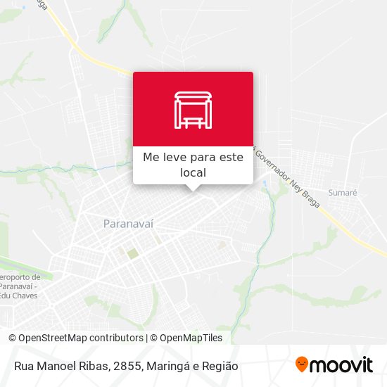 Rua Manoel Ribas, 2855 mapa