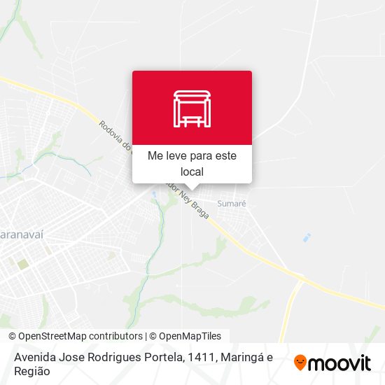 Avenida Jose Rodrigues Portela, 1411 mapa