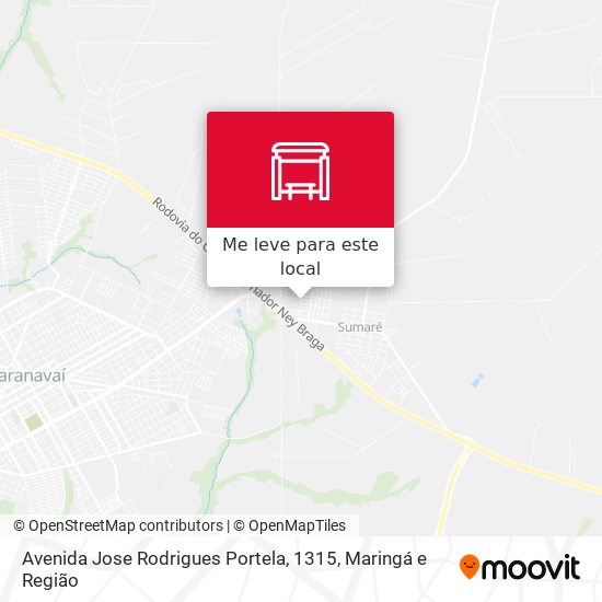 Avenida Jose Rodrigues Portela, 1315 mapa