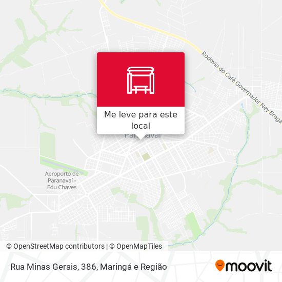 Rua Minas Gerais, 386 mapa