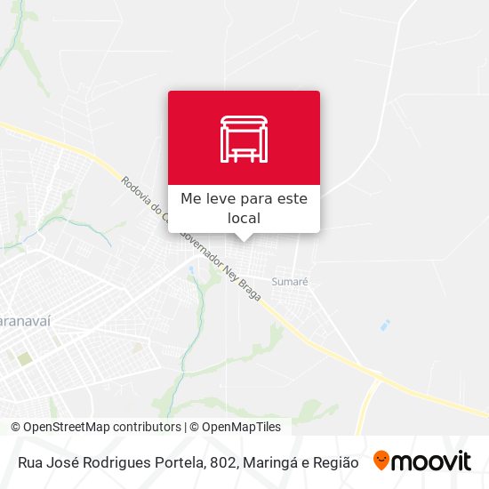 Rua José Rodrigues Portela, 802 mapa
