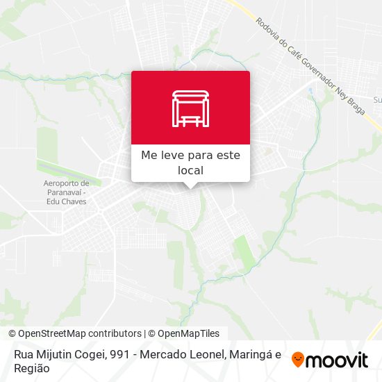 Rua Mijutin Cogei, 991 - Mercado Leonel mapa