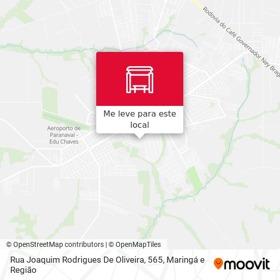 Rua Joaquim Rodrigues De Oliveira, 565 mapa