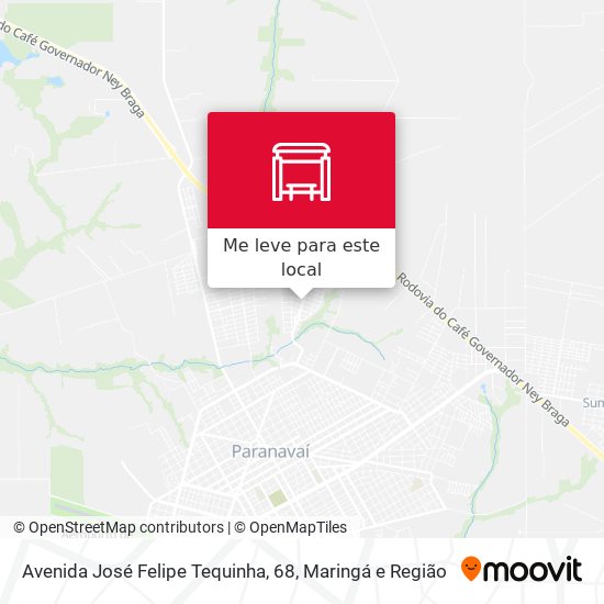 Avenida José Felipe Tequinha, 68 mapa