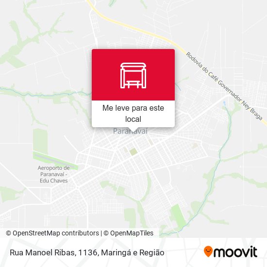 Rua Manoel Ribas, 1136 mapa