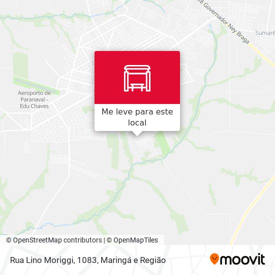 Rua Lino Moriggi, 1083 mapa