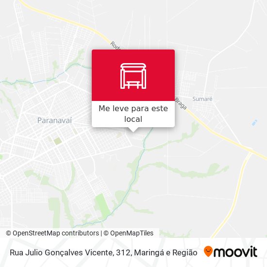 Rua Julio Gonçalves Vicente, 312 mapa