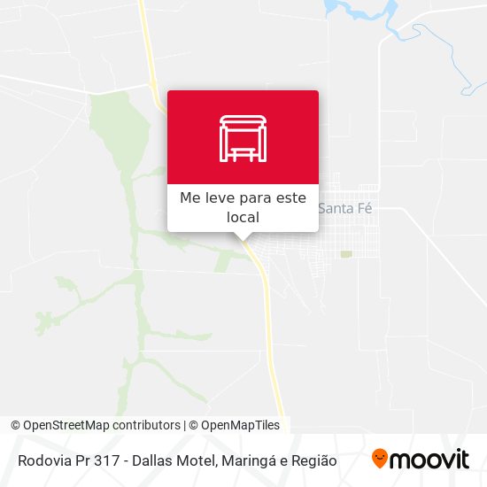 Rodovia Pr 317  - Dallas Motel mapa