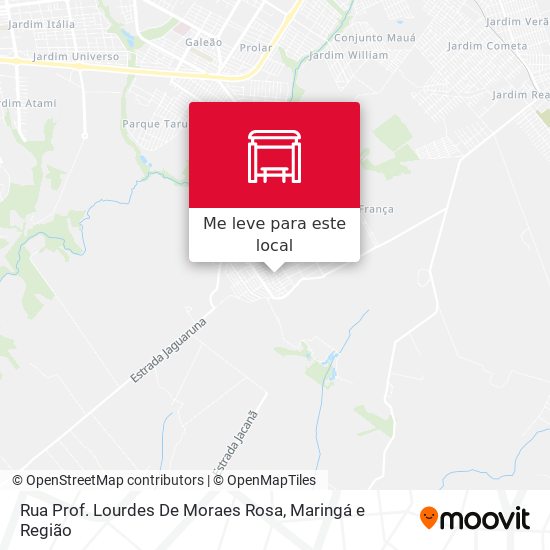 Rua Prof. Lourdes De Moraes Rosa mapa