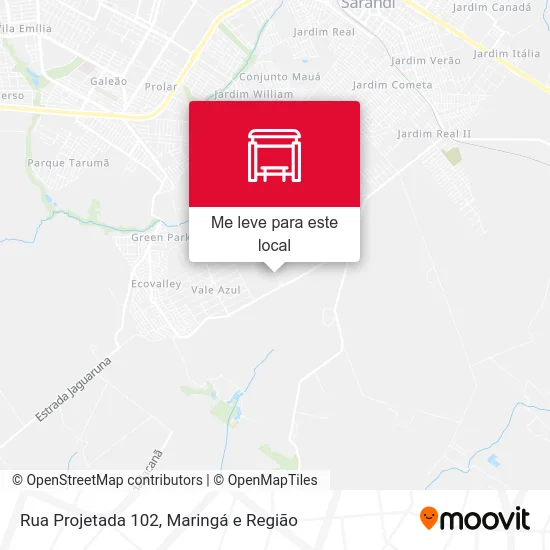 Rua Projetada 102 mapa