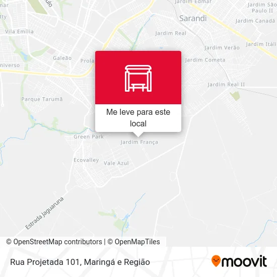 Rua Projetada 101 mapa