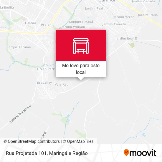 Rua Projetada 101 mapa