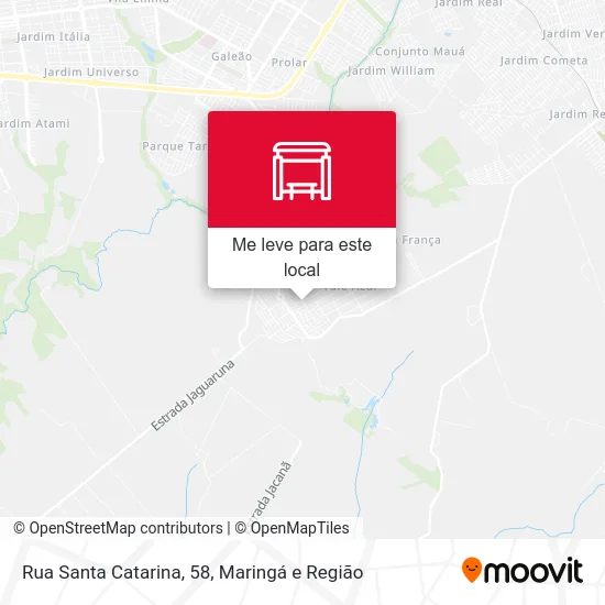 Rua Santa Catarina, 58 mapa