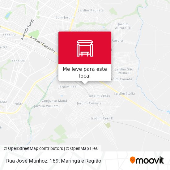 Rua José Munhoz, 169 mapa