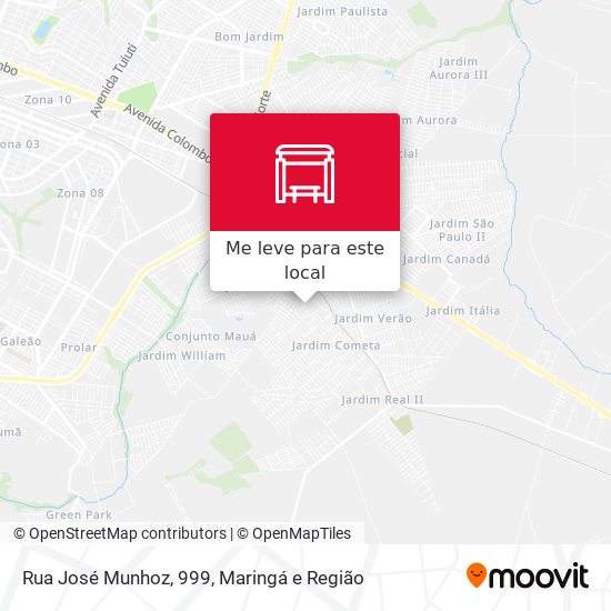 Rua José Munhoz, 999 mapa