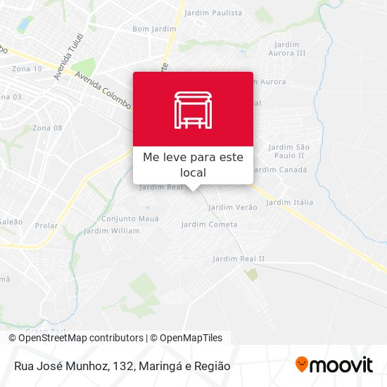 Rua José Munhoz, 132 mapa