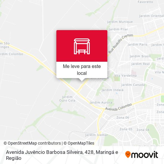 Avenida Juvêncio Barbosa Silveira, 428 mapa