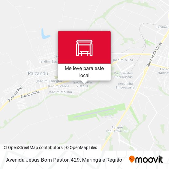 Avenida Jesus Bom Pastor, 429 mapa