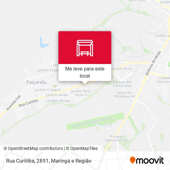 Rua Curitiba, 2851 mapa