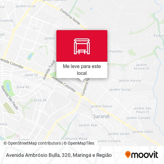 Avenida Ambrósio Bulla, 320 mapa